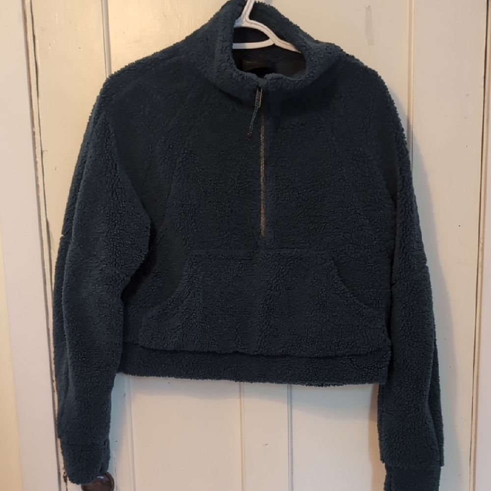 lululemon athletica Blue Fleece Sweater